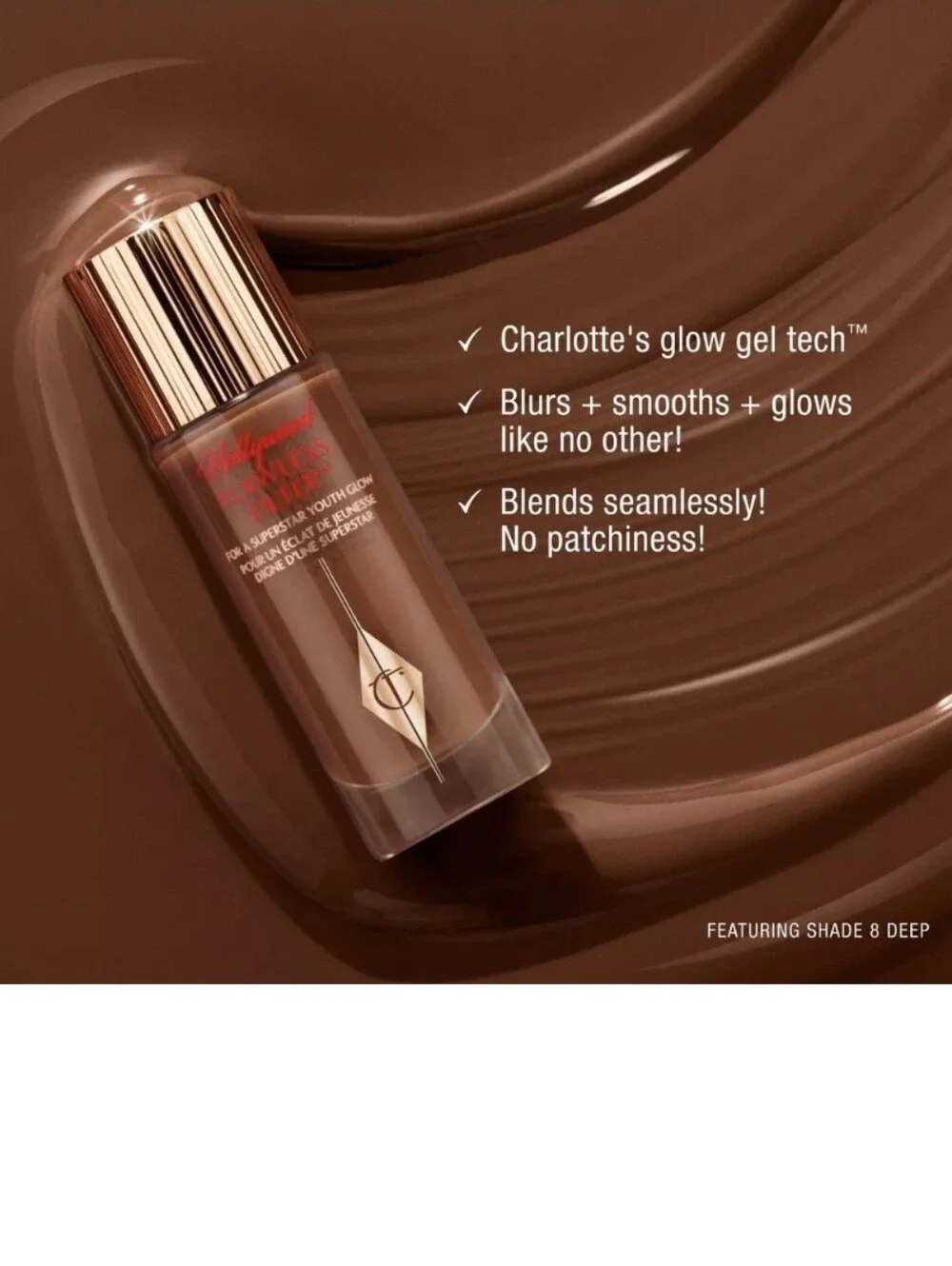 Charlotte Tilbury Hollywood Flawless Filter: 1 Fair, 30ml/1oz (Full Size), NIB
